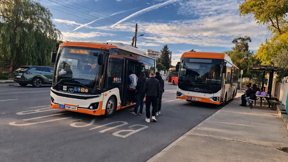 Autobusy i transport publiczny na Cyprze – przewodnik 2026